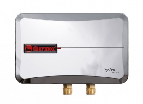 Электрический проточный вода нагреватель 10 кВт Thermex System 1000 Chrome