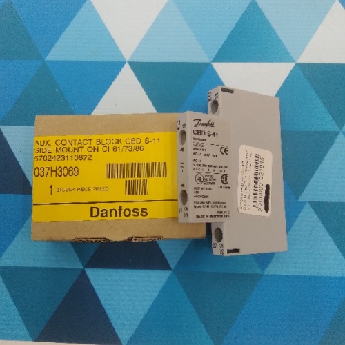 Дополнительный контакт Danfoss CBD S-11 (Применение CI61, Cl73, Cl86) (Функция: 1 NO+1 NC) 037H3069