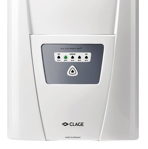 Электрический проточный вода нагреватель 10 кВт Clage DCX 13