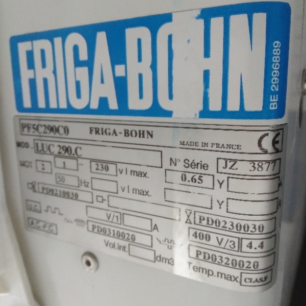 Воздухоохладитель FRIGA-BOHN PF5C290C0 LUC 290.C (981x475x400)(при T=7C для R404A, 2,48 кВт)(2 x 300