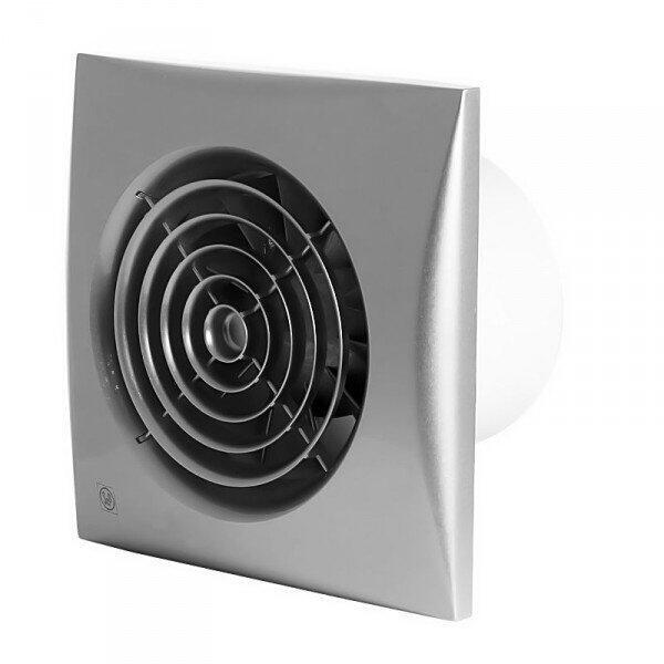 Вытяжка для ванной диаметр 120 мм Soler & Palau SILENT-200 CZ SILVER