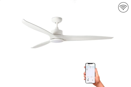 Люстра-вентилятор Faro Tonic Led White DC Smart 33551WP