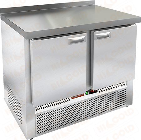 Стол охлаждаемый с полимерным покрытием (RAL 7004)  HICOLD  SNE 11/TN W