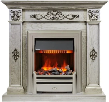 Каминокомплект Derby - Old silver с очагом Chesford (Dimplex)
