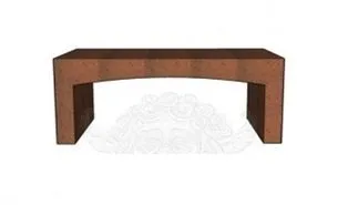 Арочный прямоугольный элемент, серия Cavino, 190х270х500 мм, цвет: какао (Arcave)