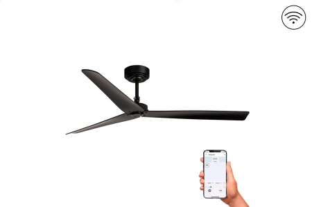 Потолочный вентилятор Faro Milos Black DC Smart 34100WP