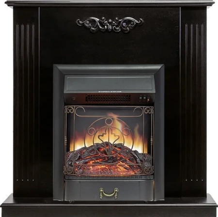 Каминокомплект Lumsden - Венге с очагом Majestic FX Black (Royal Flame)