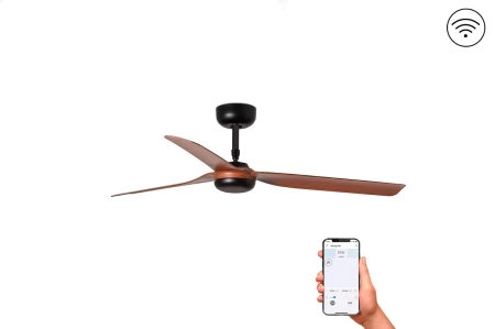 Потолочный вентилятор Faro Punt Black Wood DC Smart 33817WP