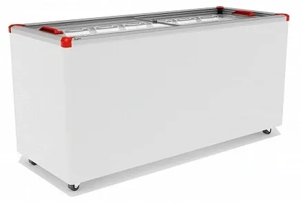 Ларь морозильный GELLAR FG 600 C красный v25