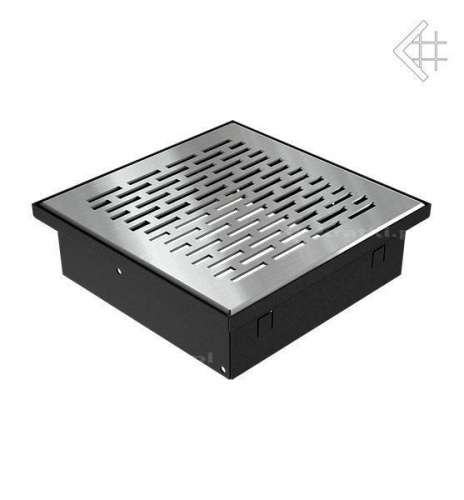 Вентиляционная решетка для камина Kratki НАПОЛЬНАЯ стальная 17x17 17/SZ/FLOOR