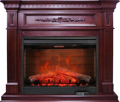 Каминокомплект Luxemburg - Темная вишня с очагом Symphony 30'' DF3020-EU