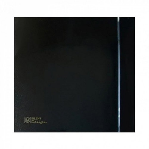 Вытяжка для ванной диаметр 120 мм Soler & Palau SILENT-200 CZ BLACK DESIGN-4C