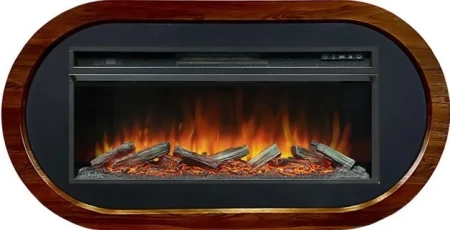 Каминокомплект Ellipse 42 - Орех ноче с очагом Vision 42 LOG LED (Royal Flame)