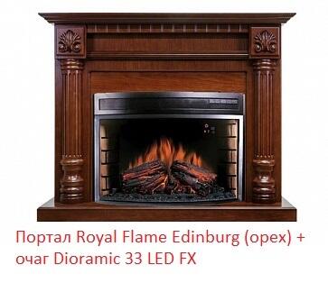 Очаг электрокамина Royal Flame Dioramic 33 LED FX