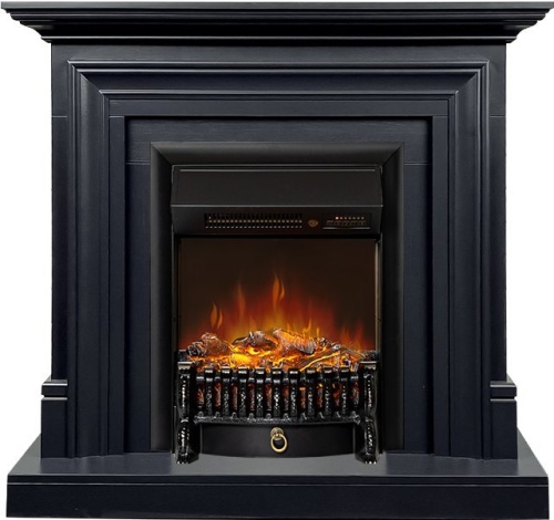 Каминокомплект Bradford - Серый графит с очагом Fobos FX M Black RC