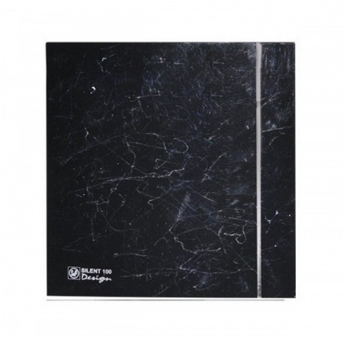 Вытяжка для ванной диаметр 100 мм Soler & Palau SILENT-100 CRZ MARBLE BLACK DESIGN-4C (230V 50)