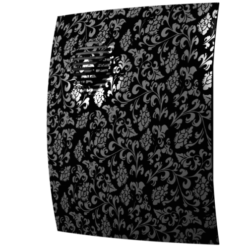Вытяжка для ванной диаметр 100 мм ERA PARUS 4C black design
