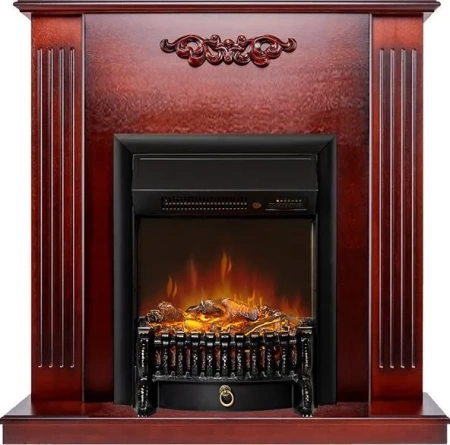 Каминокомплект Lumsden - Махагон коричневый антик с очагом Fobos FX M Black RC (Royal Flame)