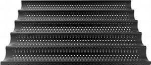 ЛИСТ ДЛЯ БАГЕТ UNOX TG 435 600X400 FORO BLACK