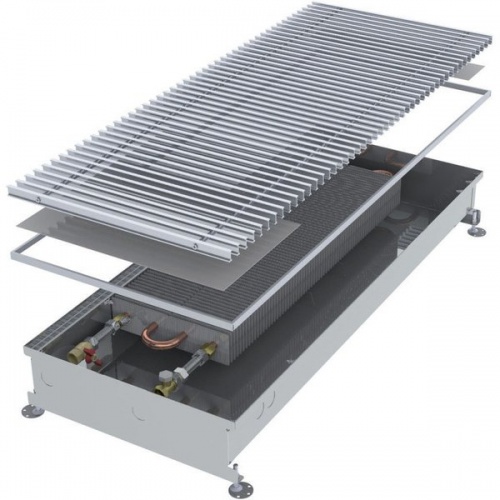 Внутрипольный конвектор длиной 30 см - 1 м Minib COIL-PMW125 1000