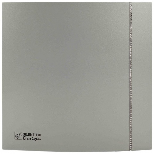 Вытяжка для ванной диаметр 100 мм Soler & Palau SILENT-100 CZ DESIGN SWAROVSKI (230V 50)
