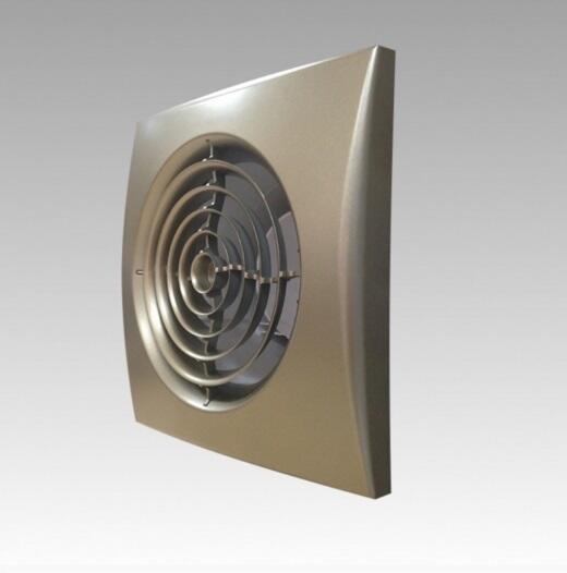 Вытяжка для ванной диаметр 125 мм ERA AURA 5C champagne