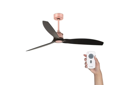 Потолочный вентилятор Faro Just Fan Copper Black DC 33418