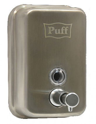 Дозатор жидкого мыла Puff 8605m хром матовый 500 мл