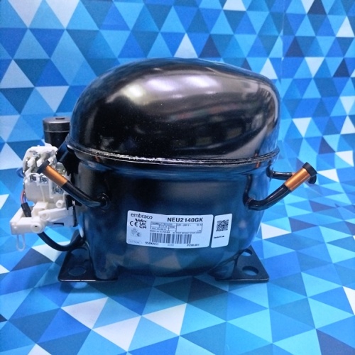 Компрессор Embraco (LBP) NEU2140GK (R404, 490Вт при -23,3C*/ASHRAE, 8,78см3) (замена NEK2134GK) Сло