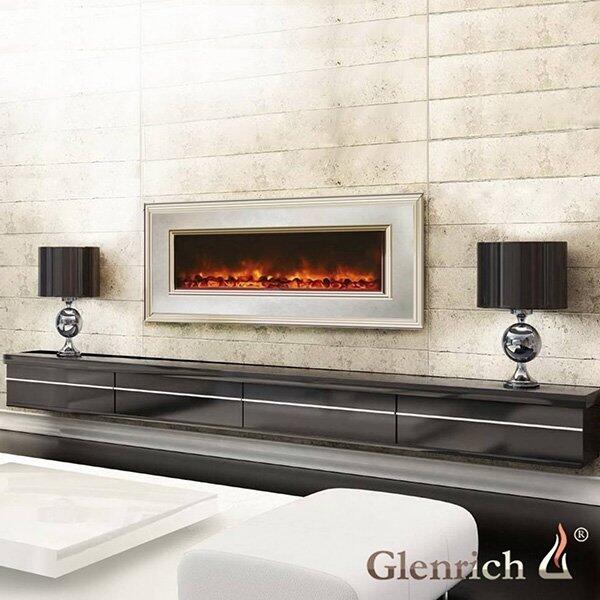 Очаг электрокамина Glenrich Genius 100 (цвет-Кремовый)