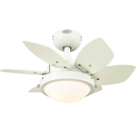 Вентилятор с подсветкой Westinghouse Quince White