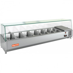 Витрина холодильная настольная HICOLD VRX 1600 1/3