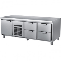 Стол холодильный низкий HappyChef TC GL 1-CR-2-2