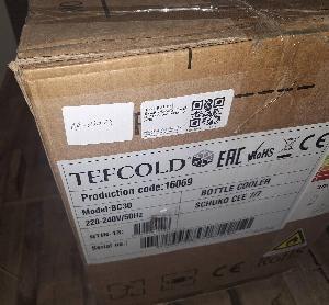 ШКАФ ХОЛОДИЛЬНЫЙ СО СТЕКЛОМ TEFCOLD BC30 ДЕМО G3499