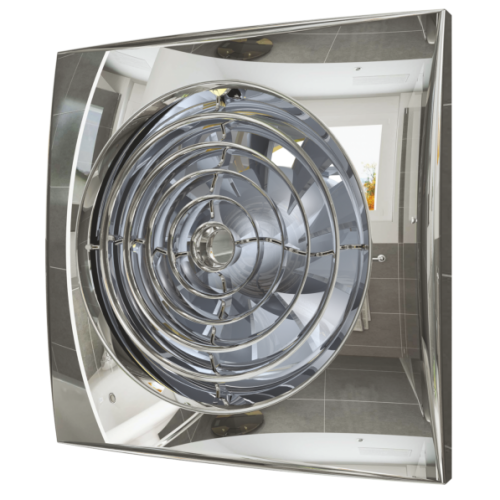 Вытяжка для ванной диаметр 100 мм ERA AURA 4C Chrome