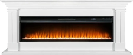 Каминокомплект Lyon 60 SFT (Разборный) - Белый с очагом Vision 60 LED (Royal Flame)