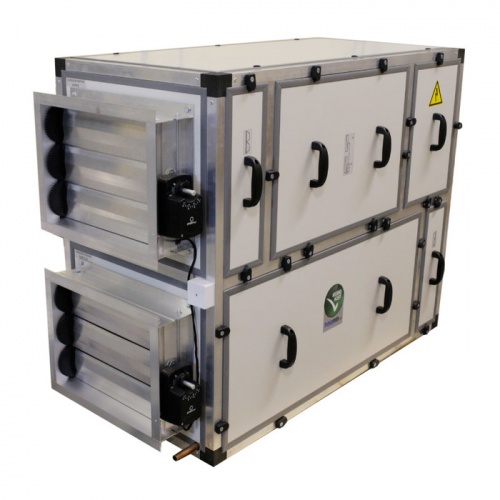 Приточно-вытяжная вентиляционная установка MIRAVENT ПВВУ GR EC – 1350 E (с электрическим калорифером