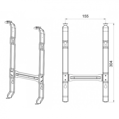 Кронштейн для стены Zilon ZHC-BR 3.0