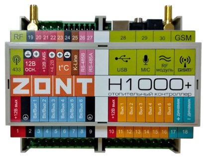 Универсальный контроллер ZONT H1000+