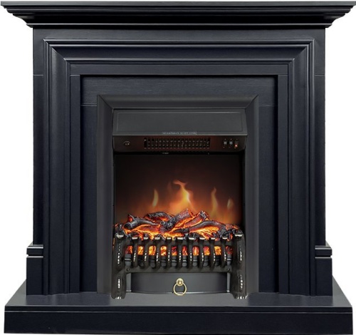 Каминокомплект Bradford - Серый графит с очагом Fobos FX Black