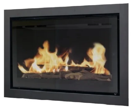 Газовый камин KARMA STYLE Huge line 60 antracit metallic