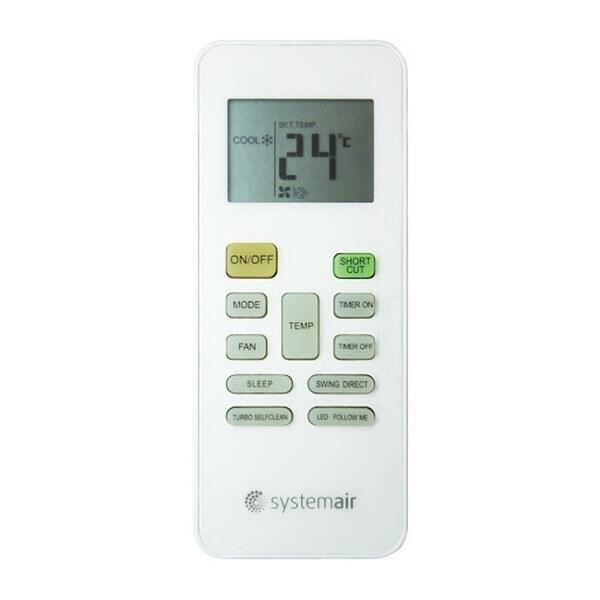 Настенный внутренний блок мульти-сплит системы Systemair SYSPLIT WALL SMART 24 V4 EVO HP Q /in
