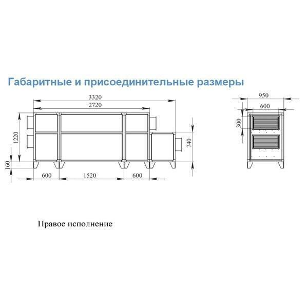 Приточно-вытяжная вентиляционная установка Breezart 3700 Lux RP PB 15-380