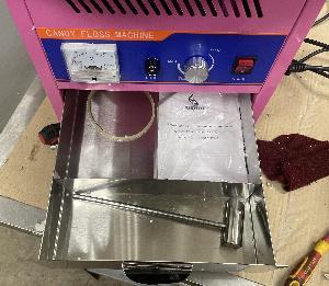 АППАРАТ ДЛЯ САХАРНОЙ ВАТЫ AIRHOT CF-1 РОЗОВЫЙ ДЕМО G1014