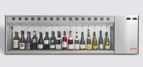 Диспенсер для розлива вина ByTheGlass Standard на 16 бутылок (нержавеющая сталь)