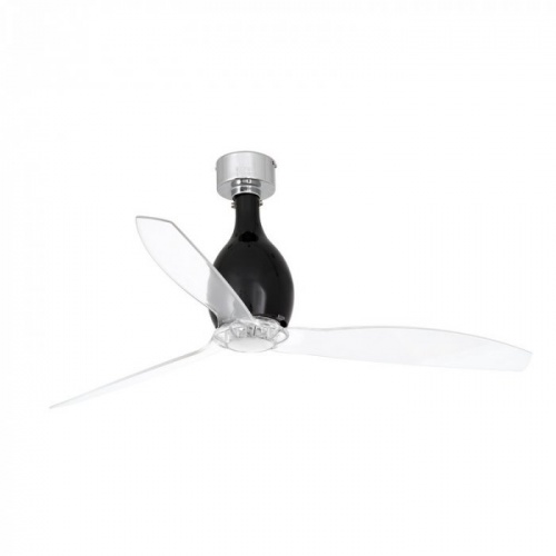 Вентилятор с подсветкой Faro Mini Eterfan Matt Black 1L