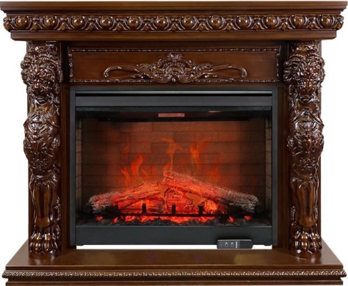 Каминокомплект Windsor - Темный дуб с очагом Symphony 30'' DF3020-EU