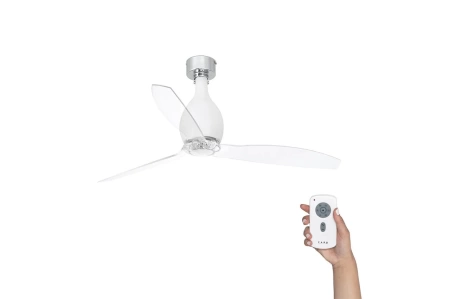 Потолочный вентилятор Faro Mini Eterfan White Matt Trans DC 32025