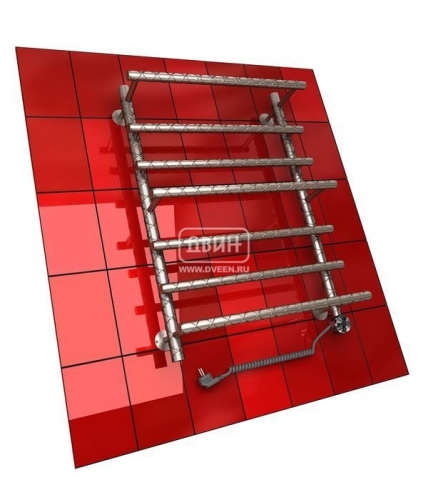 Электрический полотенцесушитель лесенка Двин Q TWIST 60/40 el