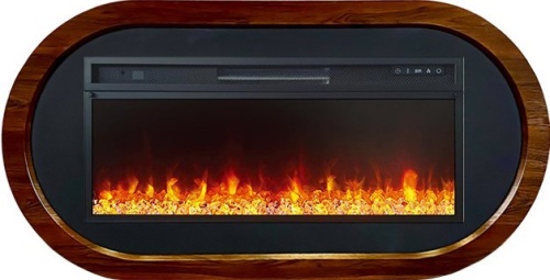 Каминокомплект Ellipse 42 - Орех ноче с очагом Vision 42 LED